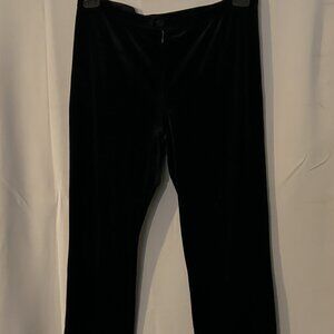 Vintage 90's BCBG MAX Black Velour Finish Velvet Feel Size L